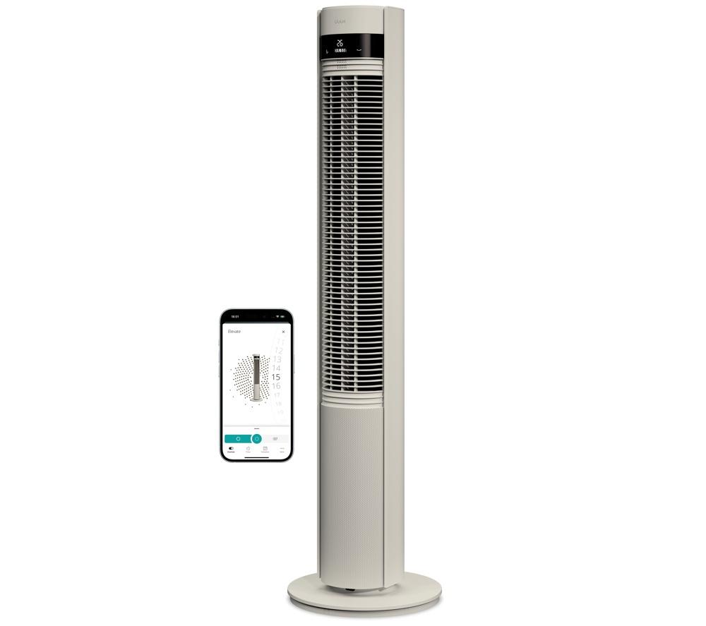 DUUX DXTF910UK Smart Tower Fan - Stone, Cream