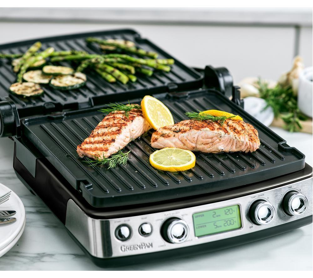 GREENPAN 2-in-1 Grill & Griddle - Black image number 4 of 8