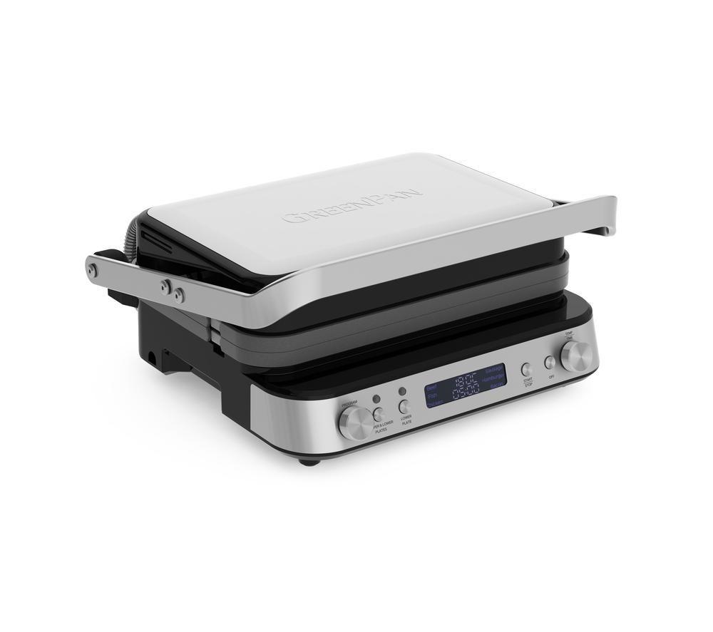 GREENPAN CC007925-002 Bistro Contact Grill - Stainless steel image number 2 of 7