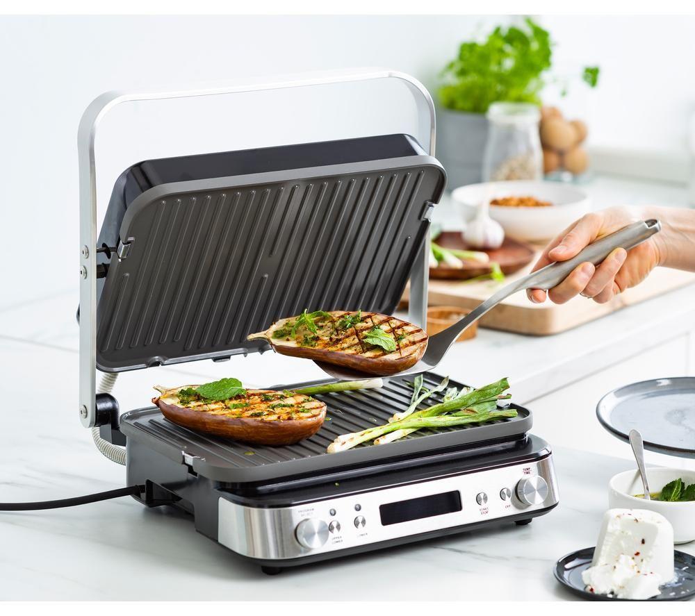 GREENPAN CC007925-002 Bistro Contact Grill - Stainless steel image number 4 of 7