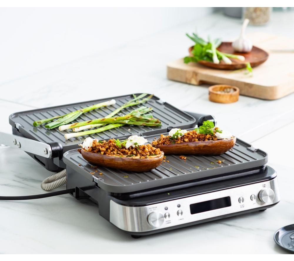 GREENPAN CC007925-002 Bistro Contact Grill - Stainless steel image number 5 of 7