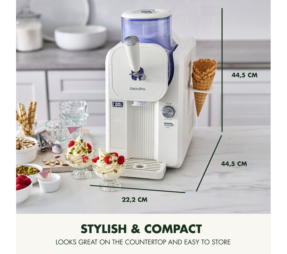 GREENPAN Frost Ice Cream Maker & Slushie Machine - White image number 2 of 9
