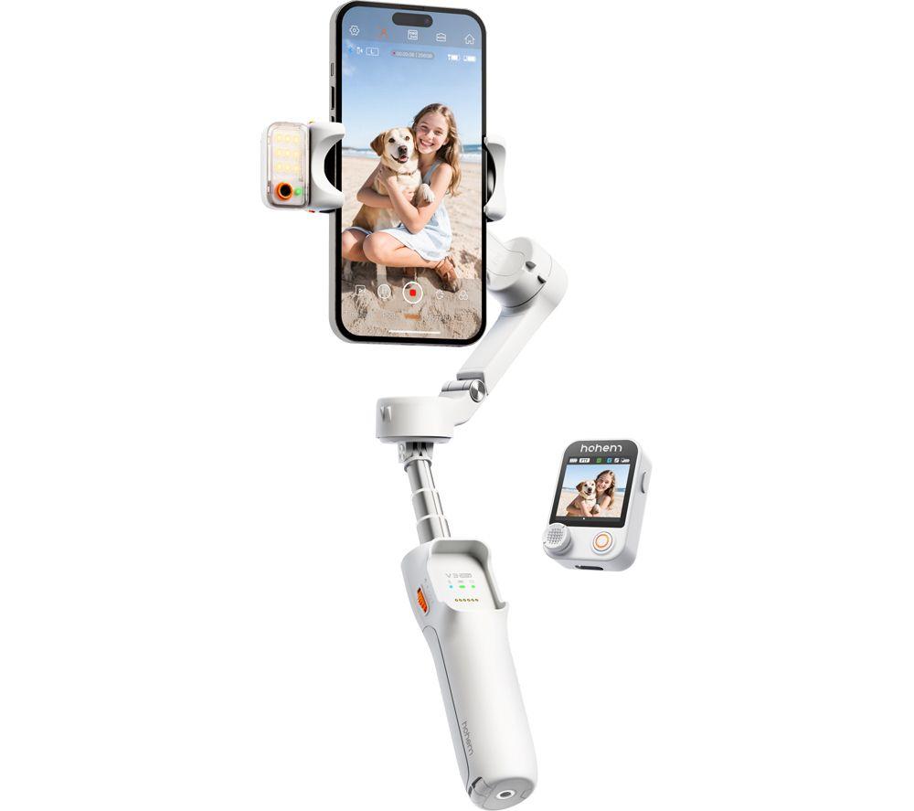 Hohem Isteady V3 Ultra Smartphone Gimbal - Arctic White, Black