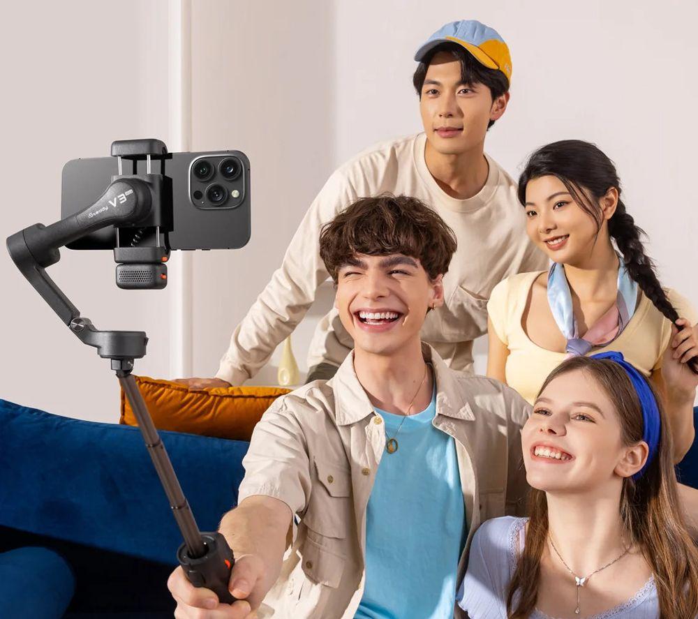 HOHEM iSteady V3 Ultra Smartphone Gimbal - Shadow Black image number 5 of 11