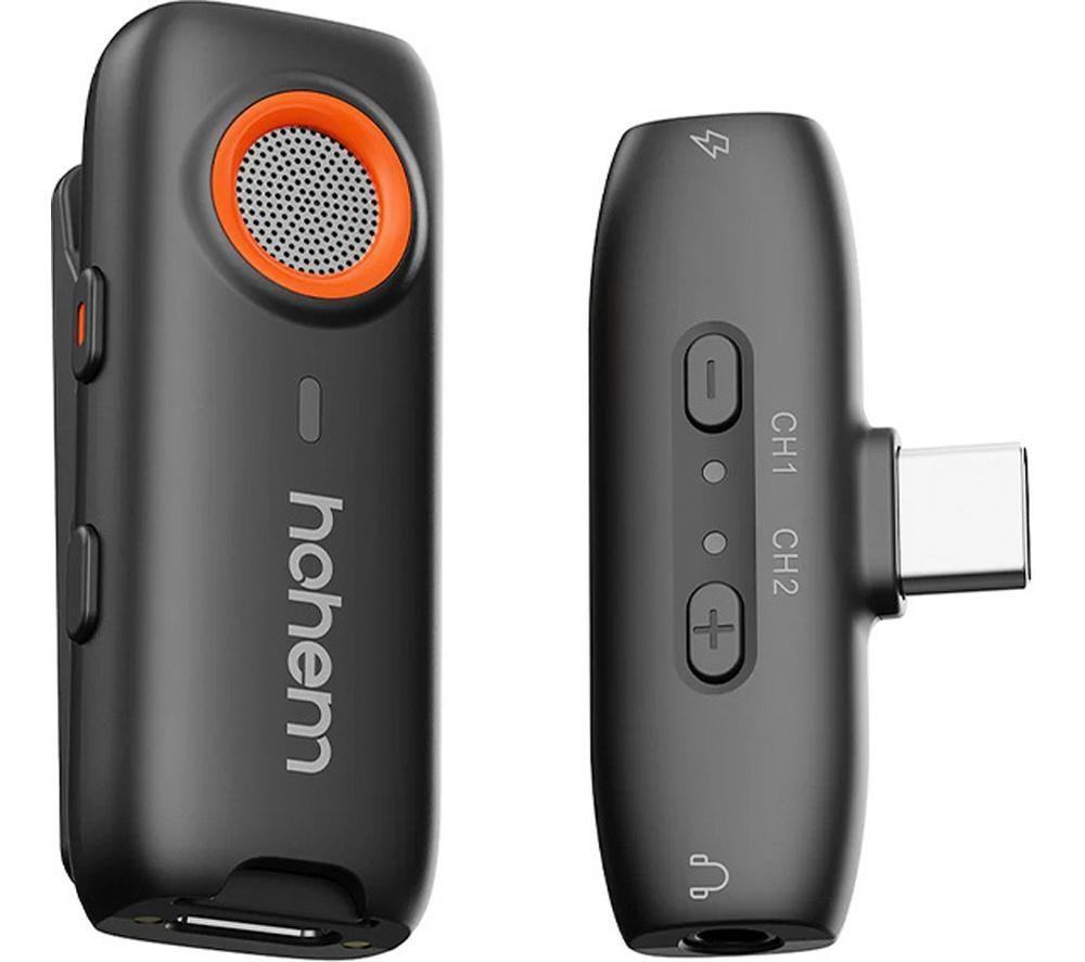 HOHEM 255941 MIC-01 Wireless Microphone - Orange & Black image number 3 of 3
