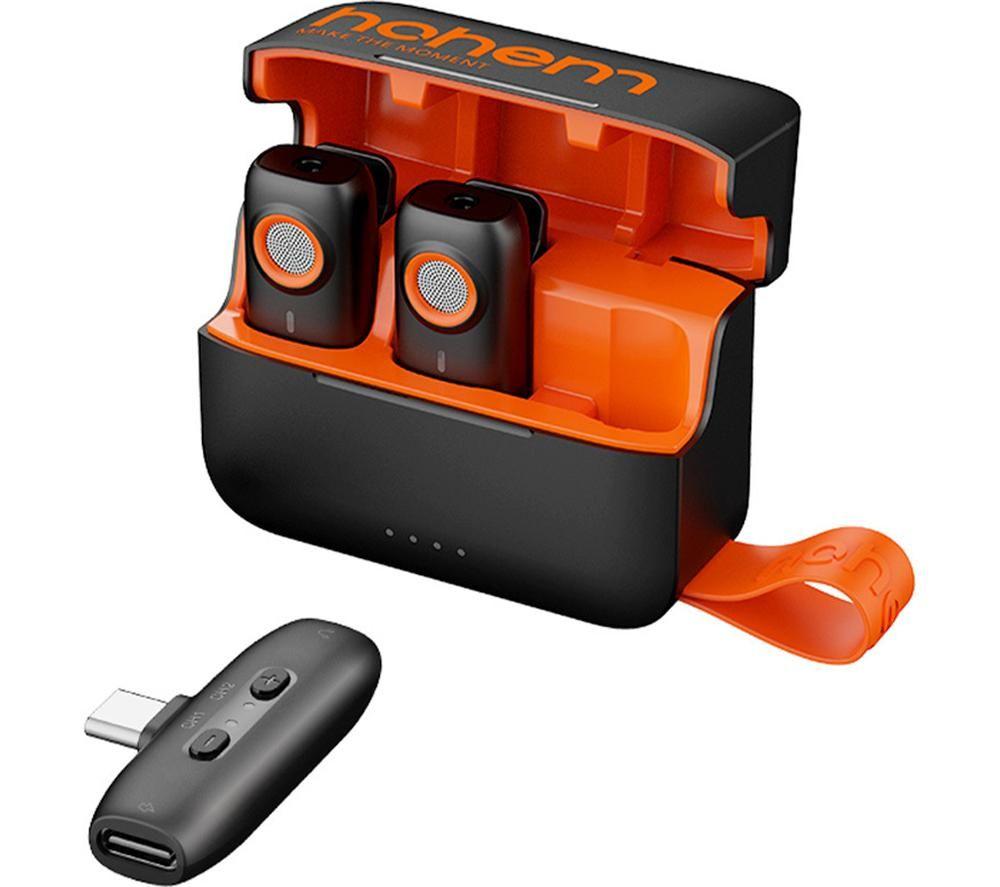 HOHEM 255943 MIC-01 Wireless Microphone - Orange & Black image number 3 of 4