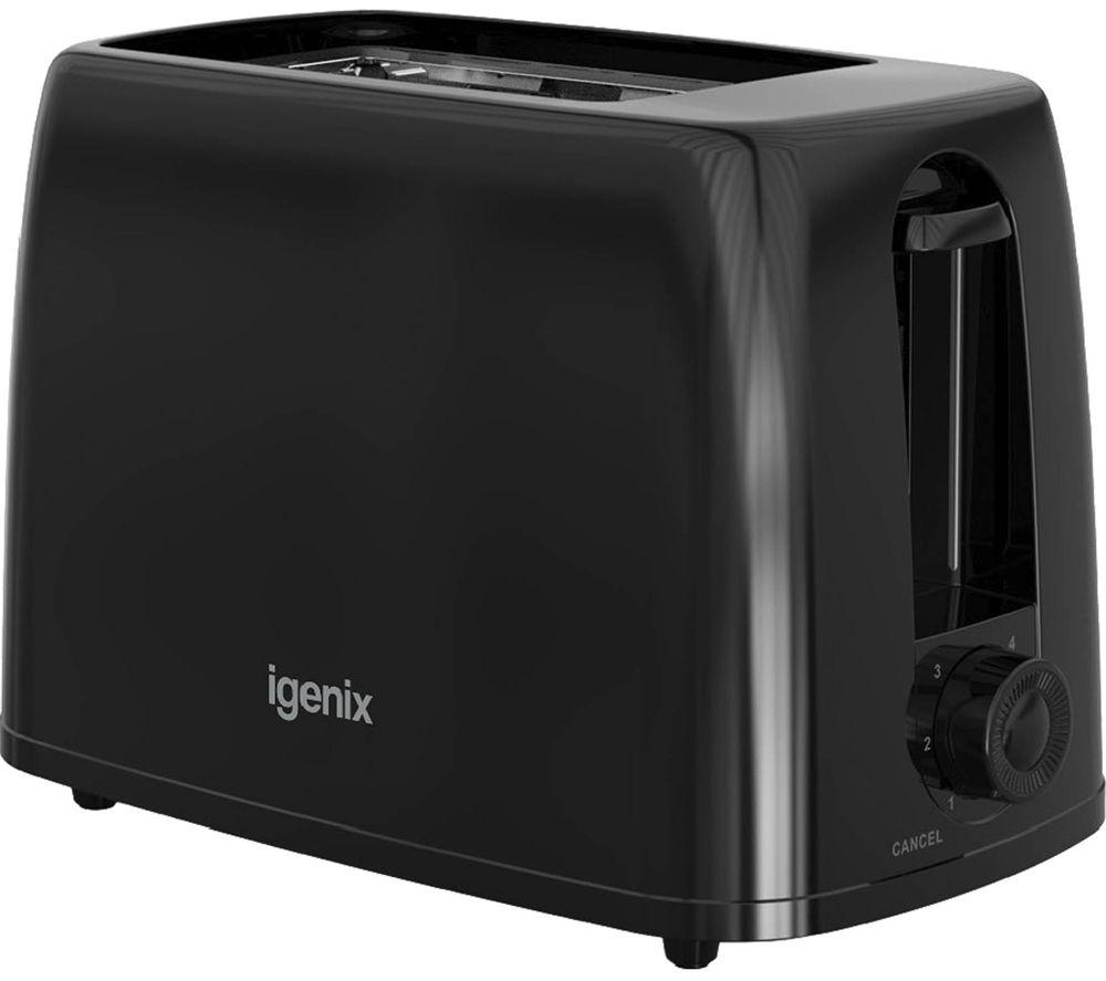 IGENIX IGPK48 Microwave, 2-Slice Toaster, & Kettle Bundle - Black image number 10 of 13