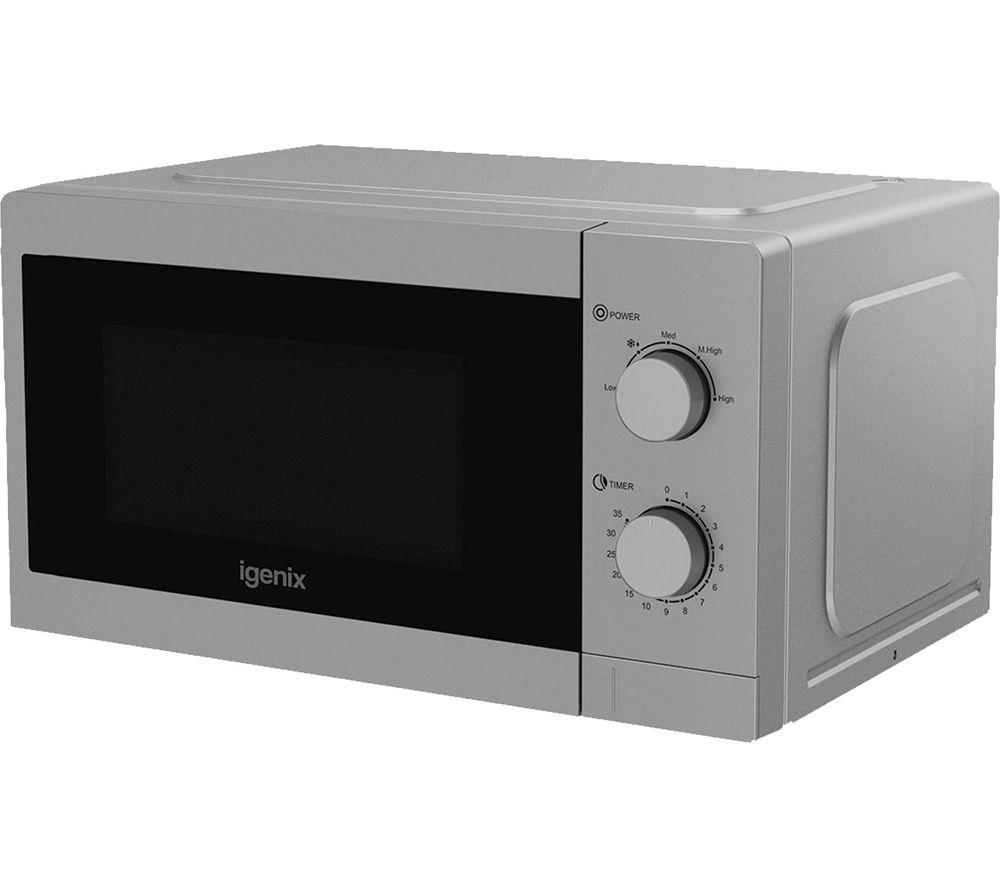 IGENIX IGPK49 Solo Microwave, Jug Kettle, 2-Slice Toaster & Iron Bundle - Silver image number 4 of 17