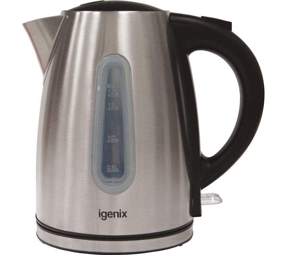 IGENIX IGPK49 Solo Microwave, Jug Kettle, 2-Slice Toaster & Iron Bundle - Silver image number 10 of 17