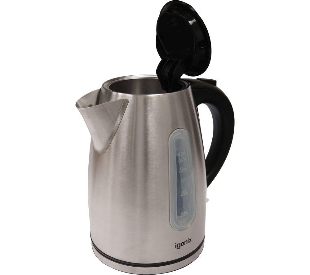 IGENIX IGPK49 Solo Microwave, Jug Kettle, 2-Slice Toaster & Iron Bundle - Silver image number 12 of 17