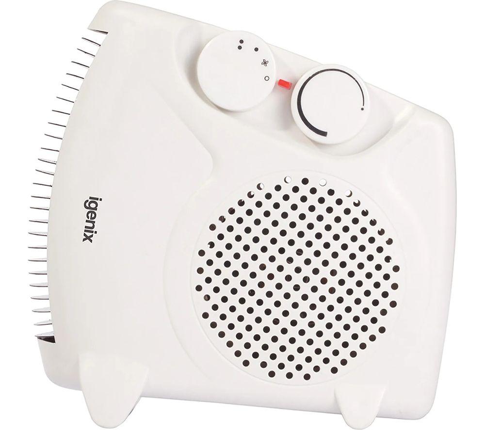 IGENIX IGHF01914W Portable Hot & Cool Fan Heater - White image number 4 of 7