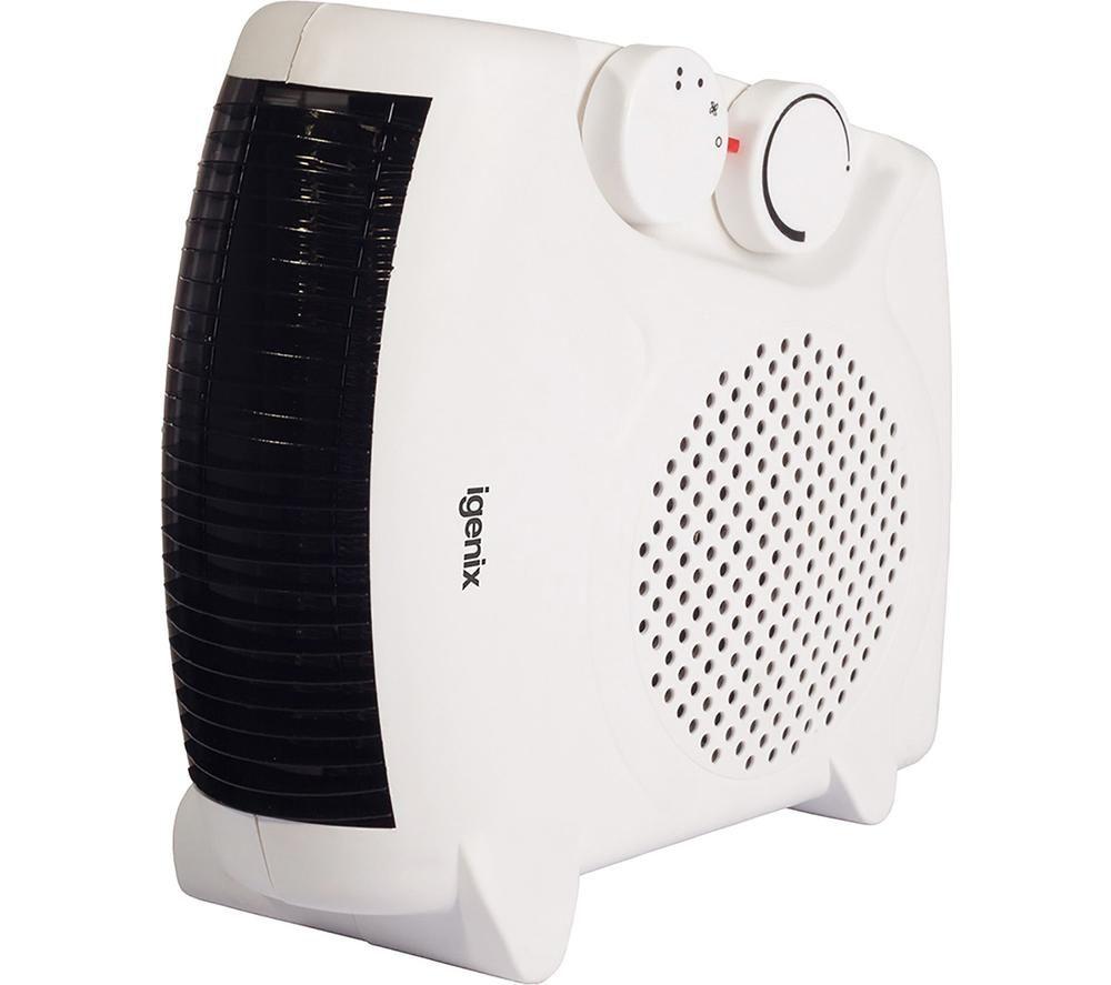 IGENIX IGHF01914W Portable Hot & Cool Fan Heater - White image number 7 of 7