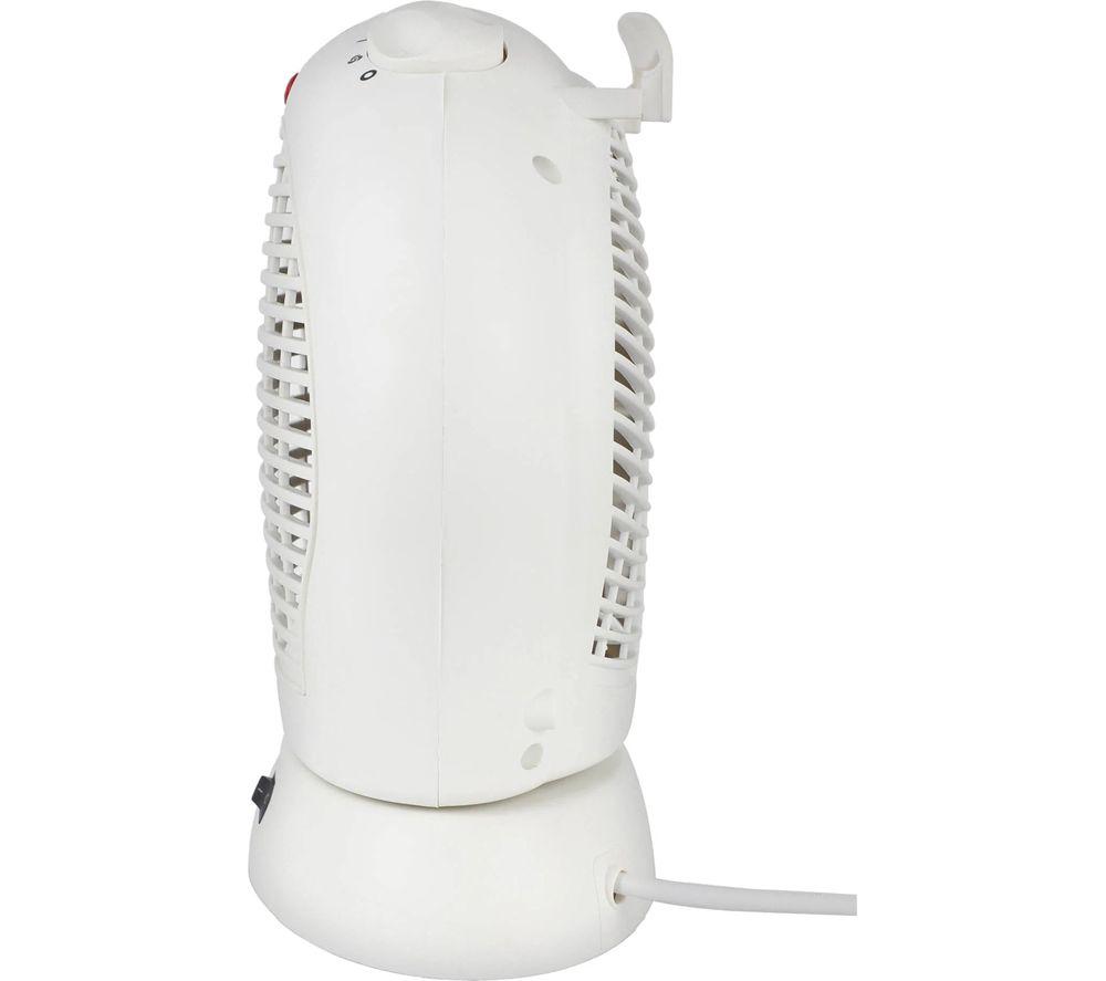 IGENIX IGHF03051W Portable Oscillating Fan Heater - White image number 4 of 6