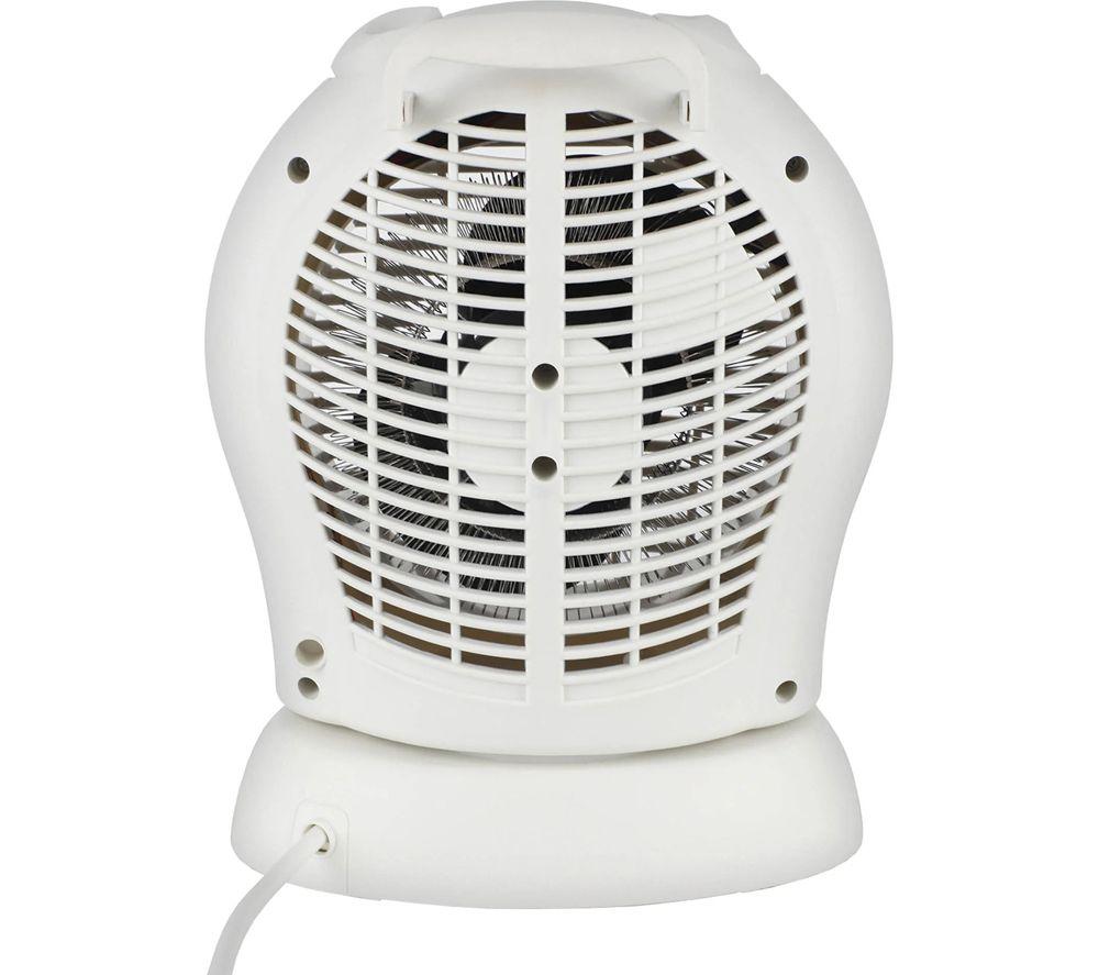IGENIX IGHF03051W Portable Oscillating Fan Heater - White image number 6 of 6