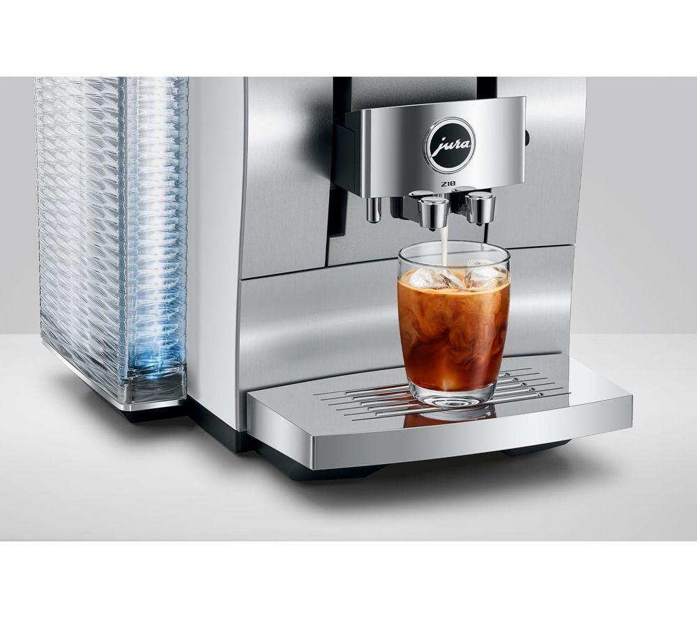 JURA Z10 15613 Smart Bean to Cup Coffee Machine - Aluminium White image number 9 of 10