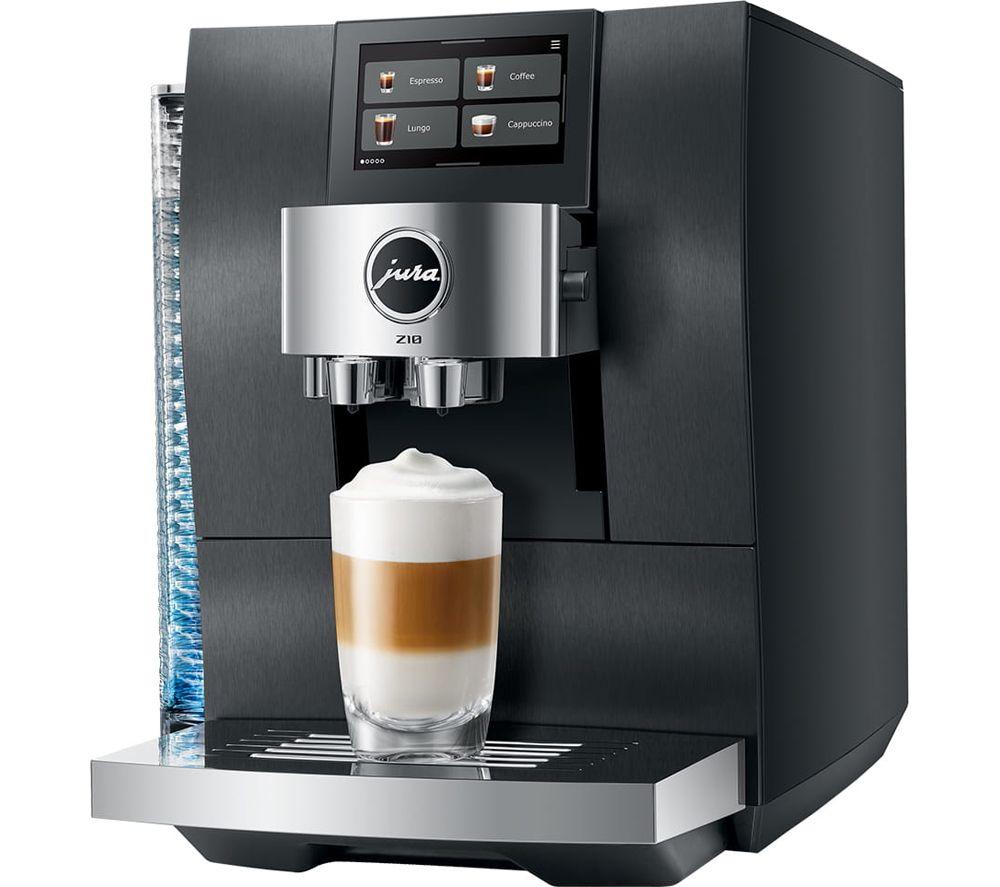 JURA Z10 15703 Smart Bean to Cup Coffee Machine - Aluminium Black image number 2 of 10