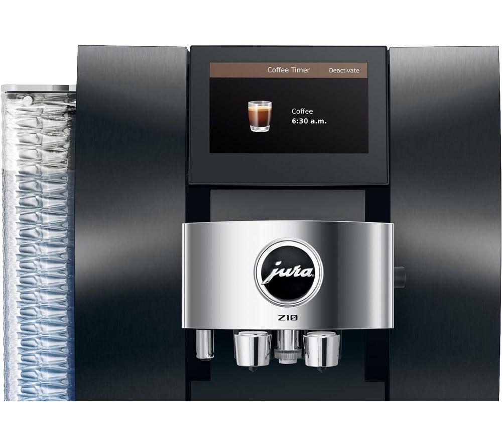 JURA Z10 15703 Smart Bean to Cup Coffee Machine - Aluminium Black image number 4 of 10