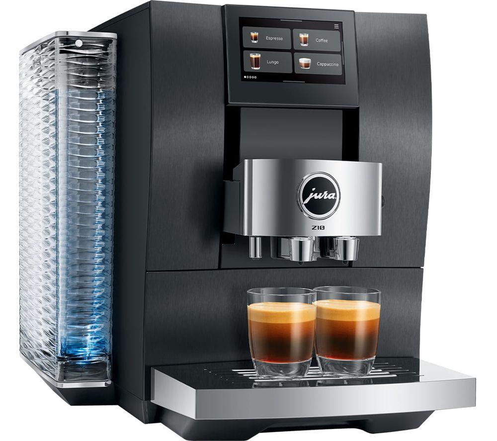 JURA Z10 15703 Smart Bean to Cup Coffee Machine - Aluminium Black image number 8 of 10