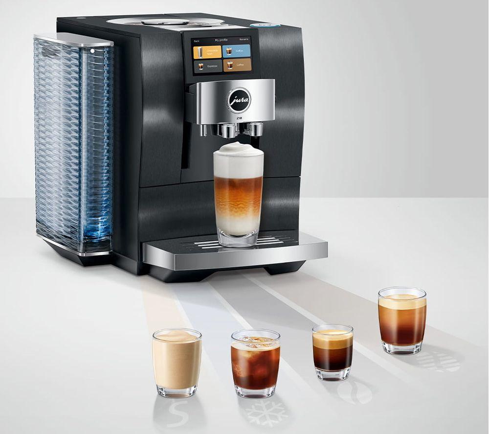 JURA Z10 15703 Smart Bean to Cup Coffee Machine - Aluminium Black image number 10 of 10