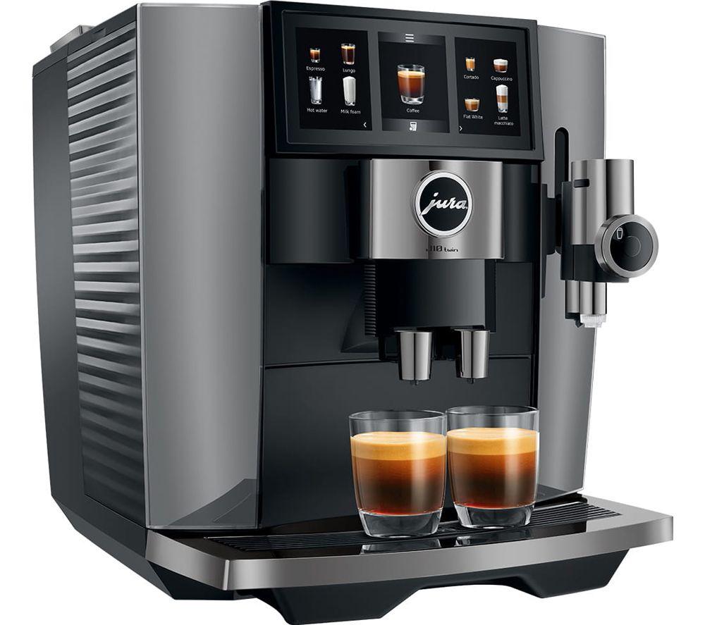 JURA J10 Twin Smart Bean to Cup Coffee Machine - Diamond Onyx image number 5 of 12