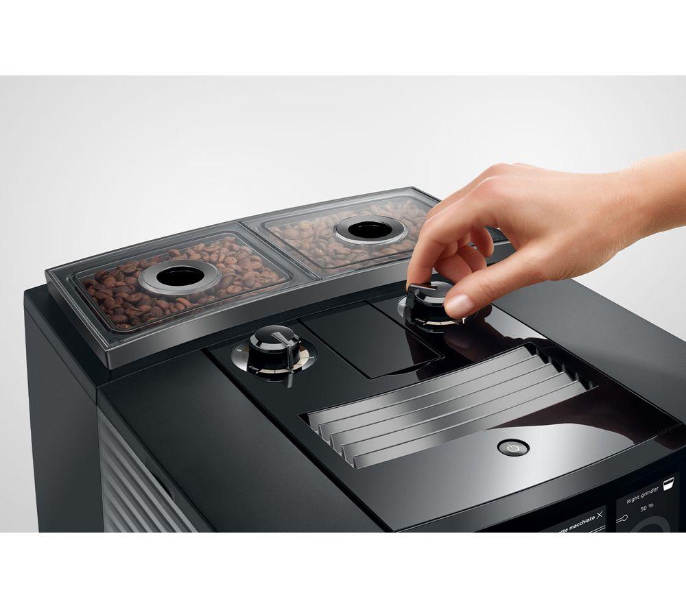 JURA J10 Twin Smart Bean to Cup Coffee Machine - Diamond Onyx image number 9 of 12