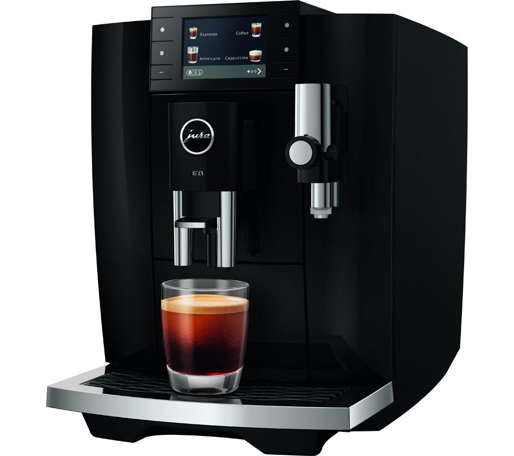 JURA E8 Smart Bean to Cup Coffee Machine - Piano Black image number 8 of 9