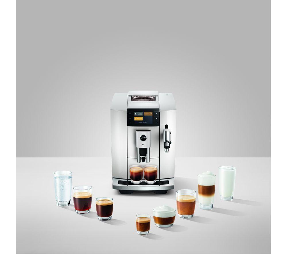 JURA E8 Smart Bean to Cup Coffee Machine - Piano White image number 5 of 8