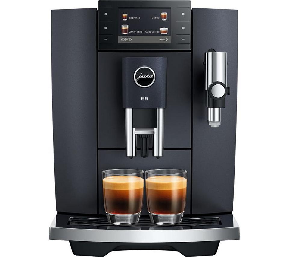 JURA E8 Smart Bean to Cup Coffee Machine - Cosmic Black