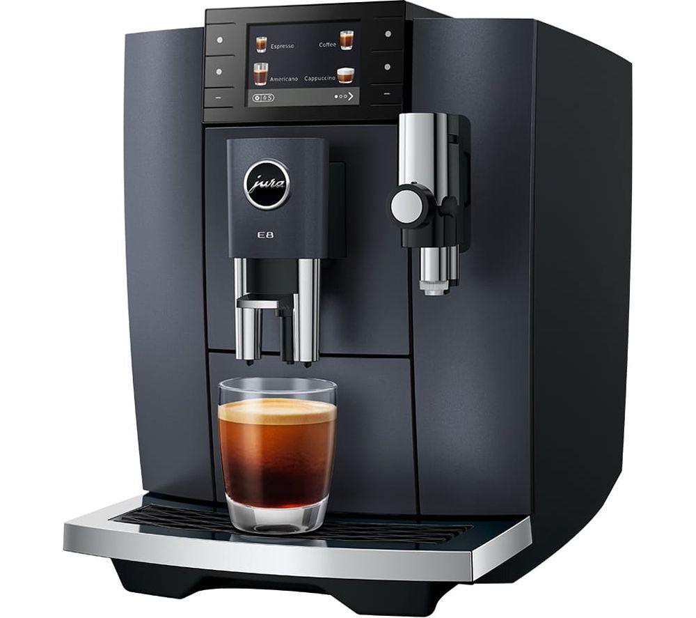 JURA E8 Smart Bean to Cup Coffee Machine - Cosmic Black image number 3 of 7
