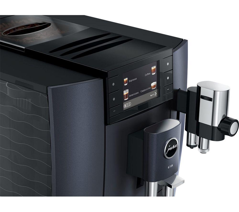 JURA E8 Smart Bean to Cup Coffee Machine - Cosmic Black image number 7 of 7