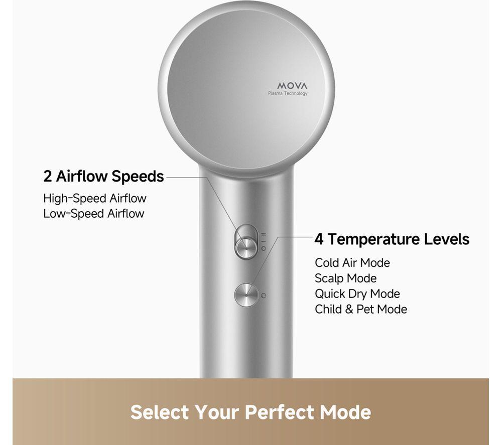 MOVA Shine 10 Hair Dryer - Silver image number 9 of 11