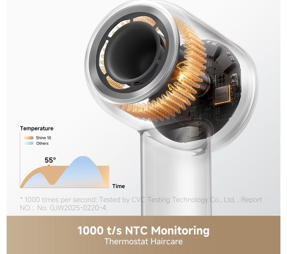 MOVA Shine 10 Hair Dryer - Gold image number 7 of 13