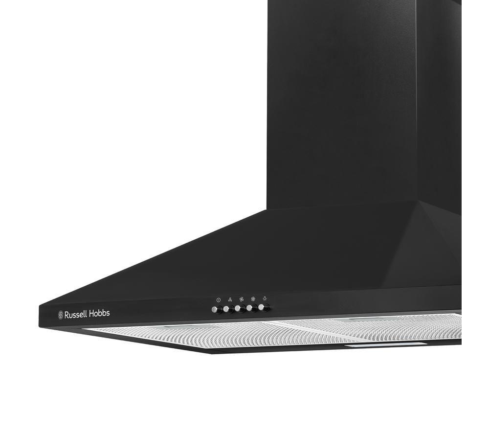 RUSSELL HOBBS RH60SCH03A1B Chimney Cooker Hood - Black image number 2 of 3