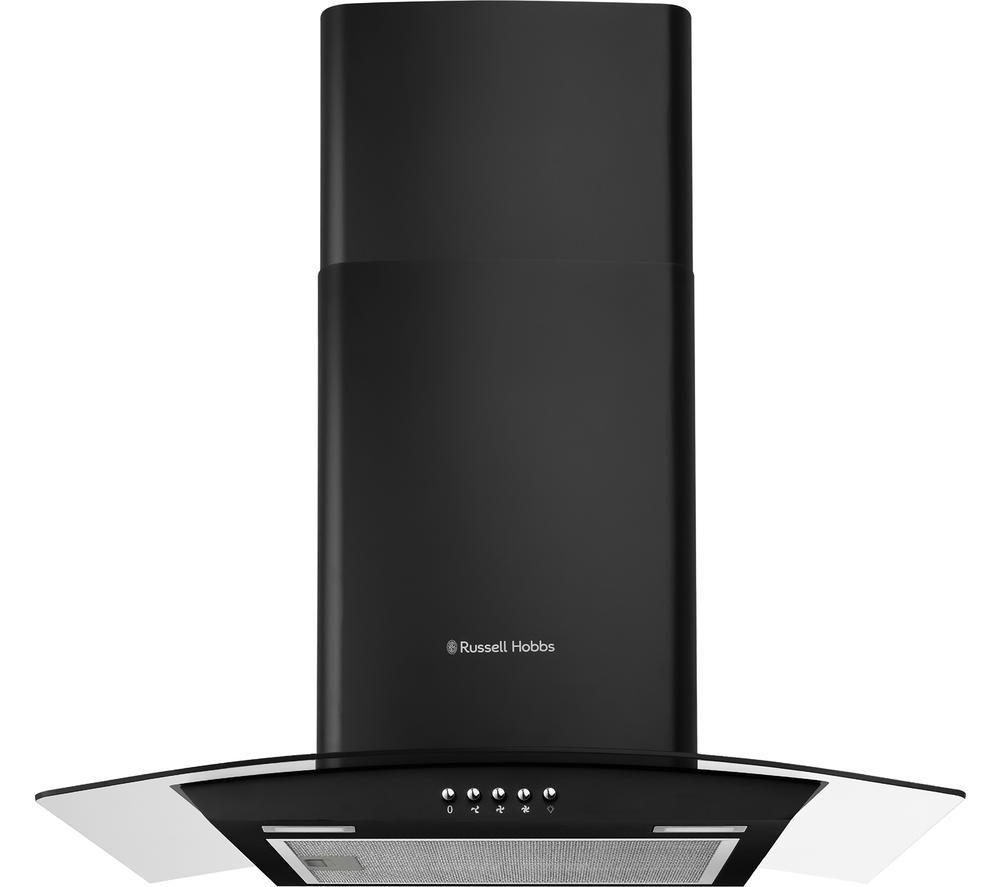 Russell HobbsÂ® RH90GCH92A1SS 90cm Curved Glass Hood in Stainless Steel - Image 3