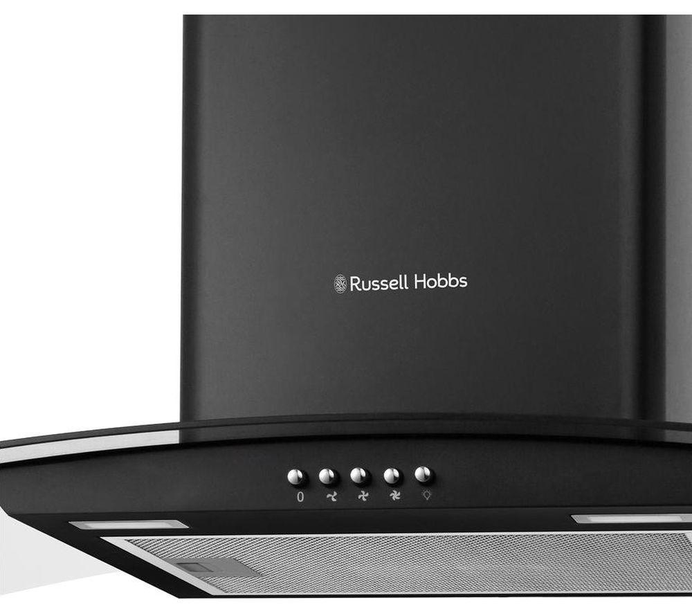 RUSSELL HOBBS RH90GCH92A1B 90 cm Chimney Cooker Hood - Black image number 3 of 3