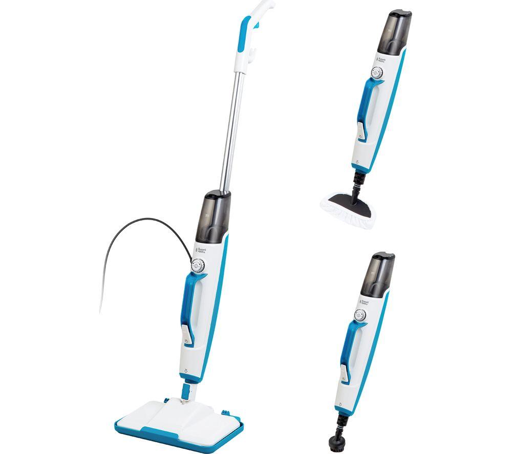 RUSSELL HOBBS RHMSM6001 Steam Mop - White & Blue image number 4 of 4