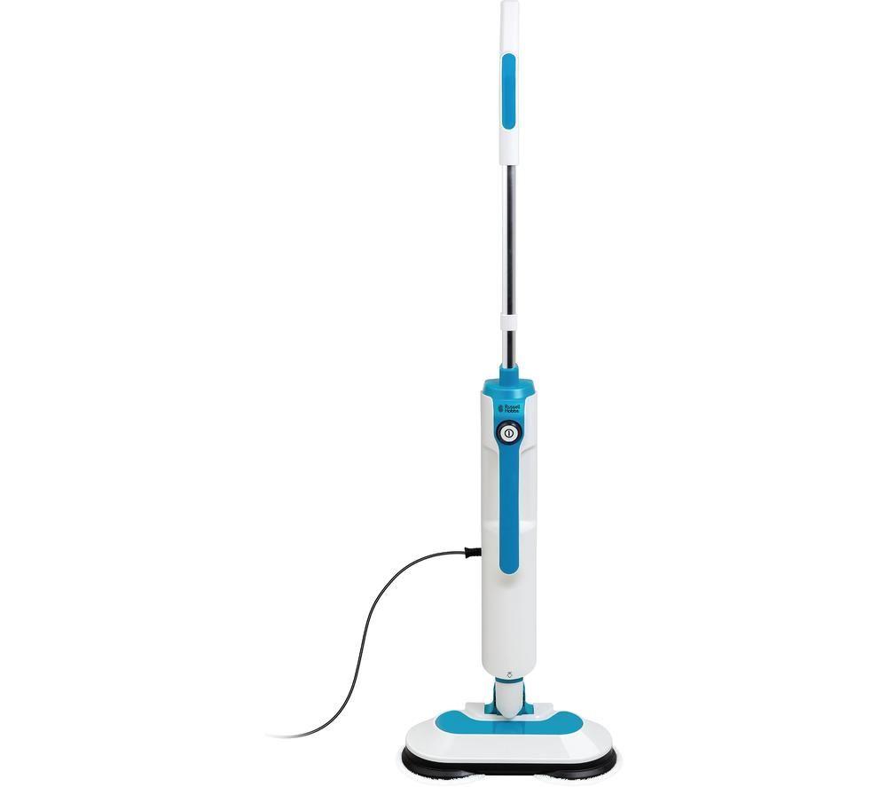 Russell Hobbs Rhsfp7001 Steam Mop - White & Teal, White,Blue