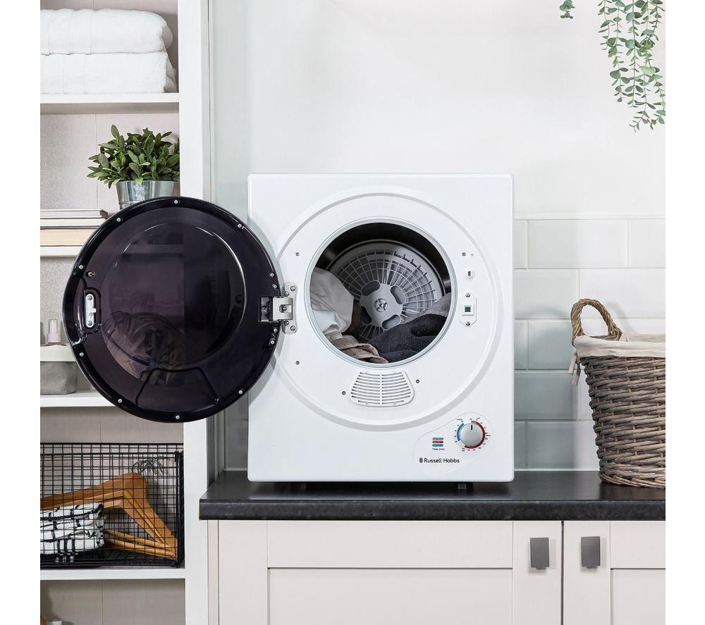 RUSSELL HOBBS RH3VTD800 2.5 kg Vented Tumble Dryer -White image number 4 of 9