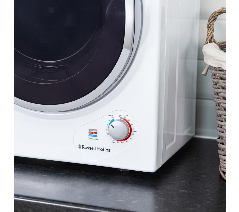 RUSSELL HOBBS RH3VTD800 2.5 kg Vented Tumble Dryer -White image number 7 of 9