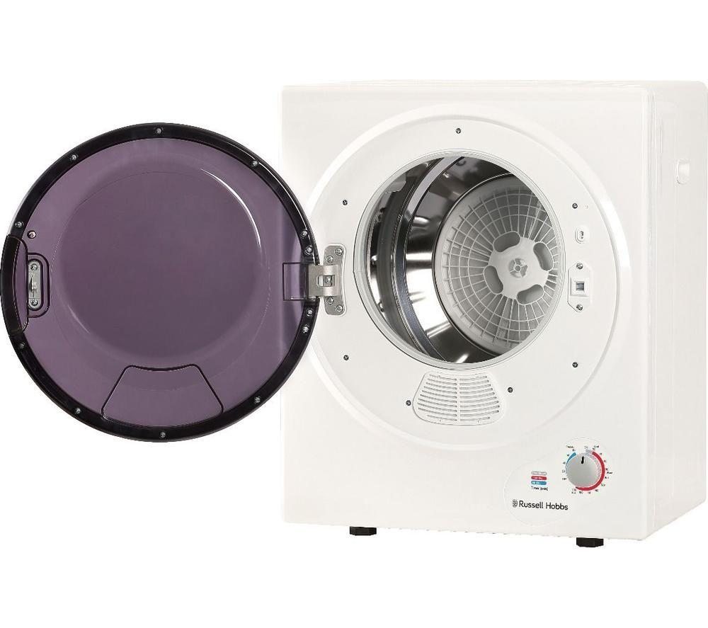 RUSSELL HOBBS RH3VTD800 2.5 kg Vented Tumble Dryer -White image number 8 of 9