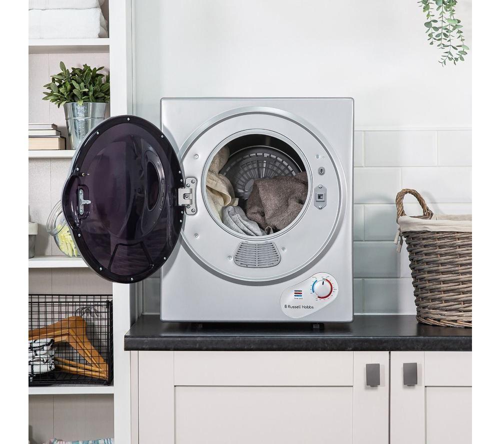 RUSSELL HOBBS RH3VTD800S 2.5 kg Vented Tumble Dryer - Silver image number 6 of 7