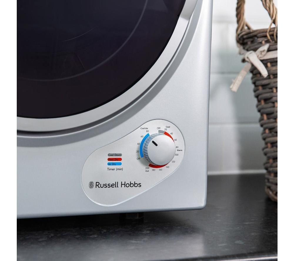 RUSSELL HOBBS RH3VTD800S 2.5 kg Vented Tumble Dryer - Silver image number 7 of 7