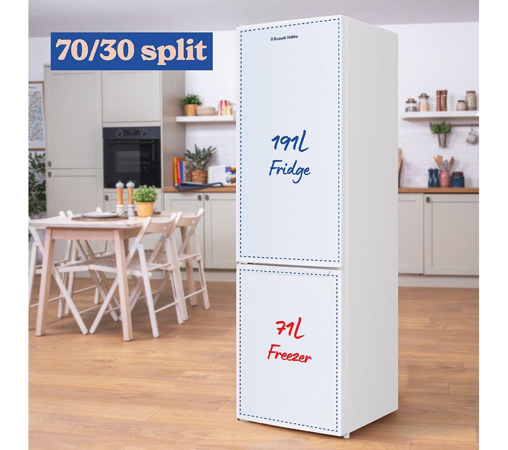 RUSSELL HOBBS RH180FF552E1W 70/30 Fridge Freezer - White image number 6 of 17