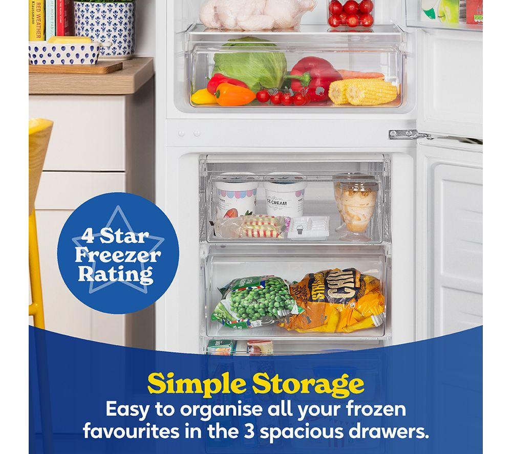 RUSSELL HOBBS RH181TNF552E1W 60/40 Fridge Freezer - White image number 14 of 18