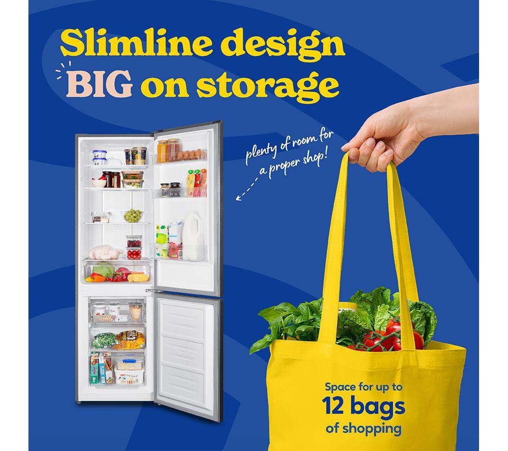 RUSSELL HOBBS RH181TNF552E1SS 60/40 Fridge Freezer - Stainless Steel image number 9 of 17