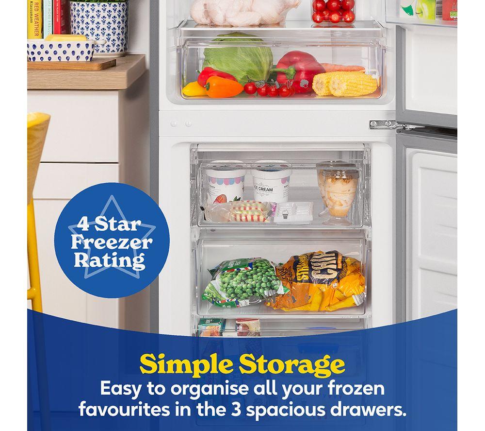 RUSSELL HOBBS RH181TNF552E1SS 60/40 Fridge Freezer - Stainless Steel image number 13 of 17