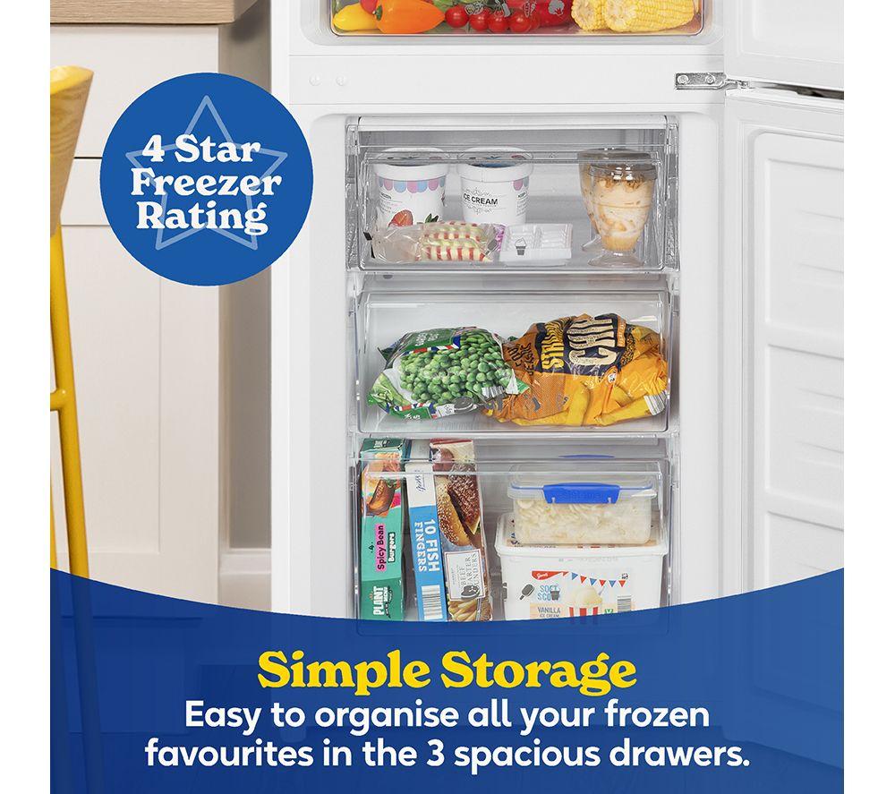 RUSSELL HOBBS RH181TNF552E1WWD 60/40 Fridge Freezer - White image number 11 of 17