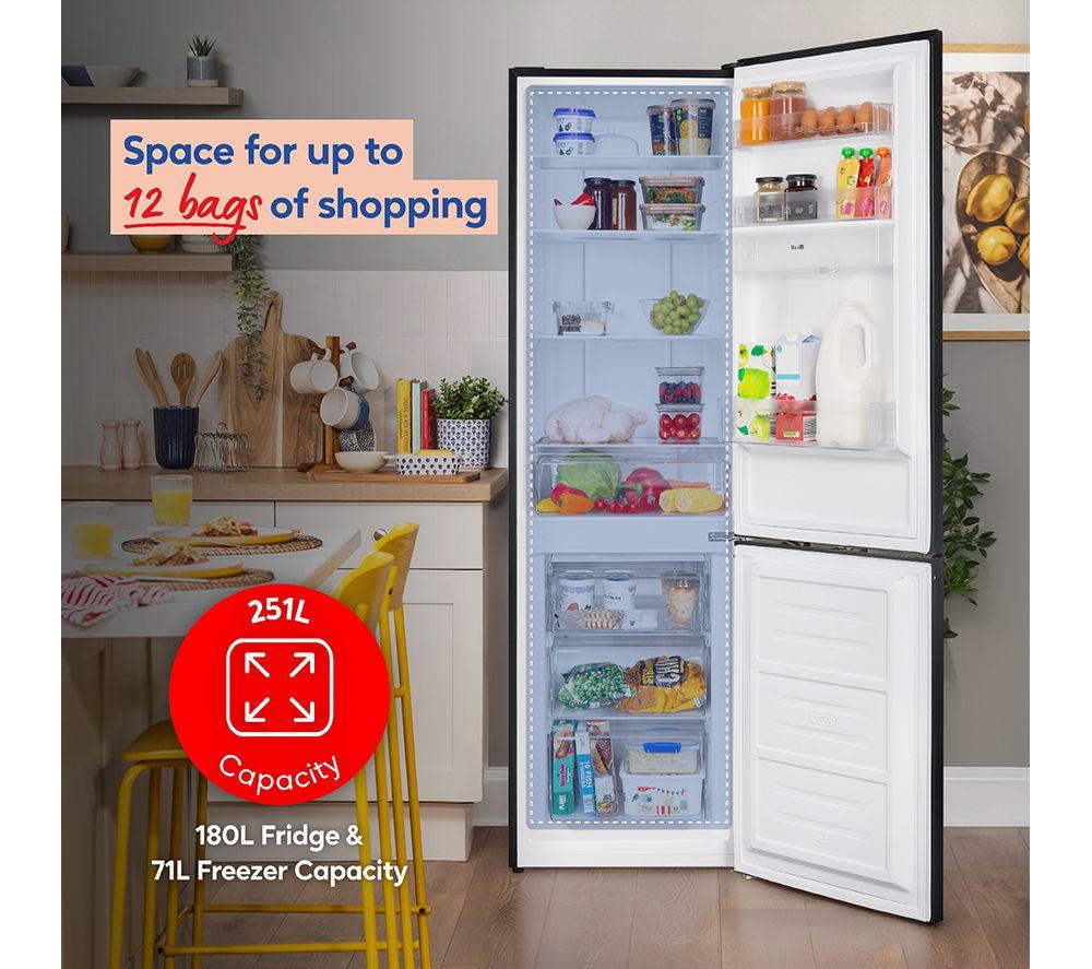 RUSSELL HOBBS RH181TNF552E1BWD 60/40 Fridge Freezer - Black image number 4 of 17