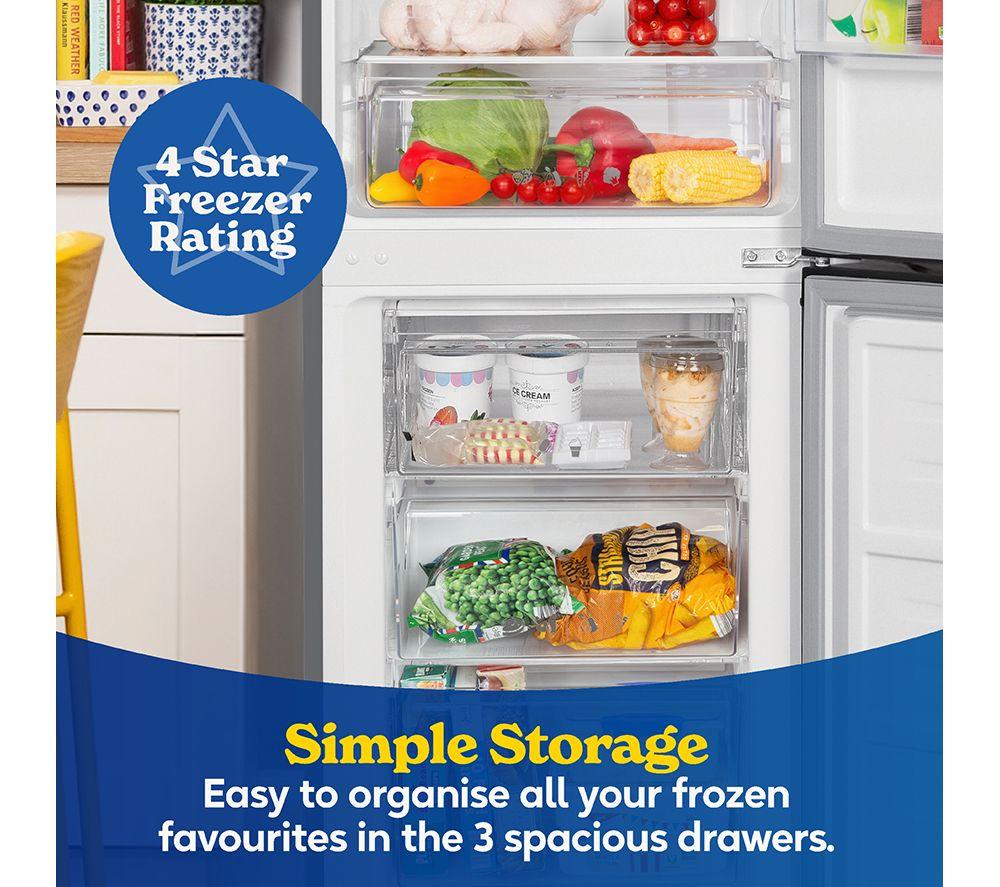 RUSSELL HOBBS RH181TNF552E1SSWD 60/40 Fridge Freezer - Stainless Steel image number 11 of 17