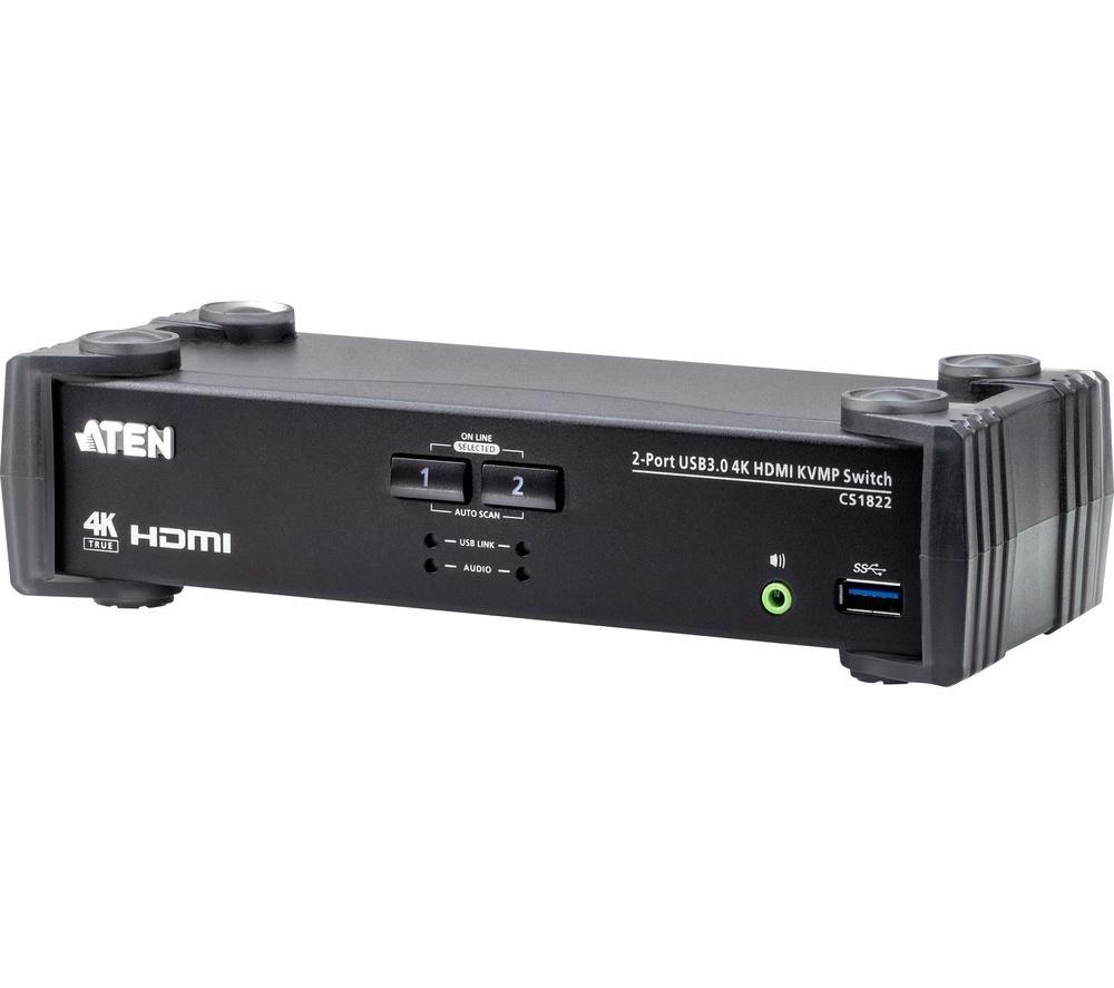 ATEN CS1822 2-Port USB 3.0 HDMI KVMP Switch image number 2 of 3